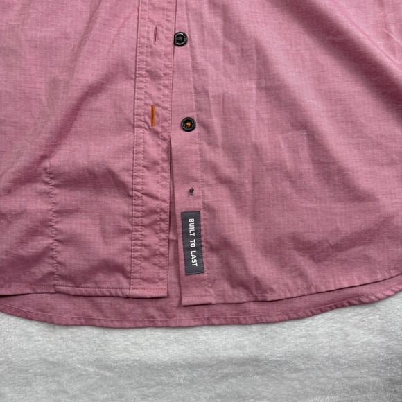 Ariat Rebar Pink Short Sleeve Button Up Collared Shirt Women's 2X - Picture 2 of 8